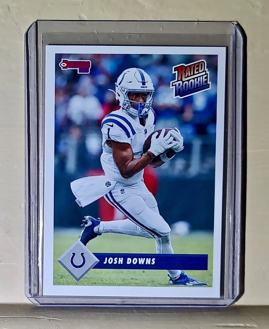 Josh Downs 2023 Panini NFL Rated Rookie Retro #24 Card Indianapolis Colts 1/629 - Football Card Single