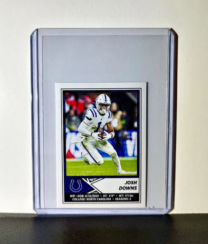 Josh Downs 2024 Panini NFL Sticker #190 Indianapolis Colts