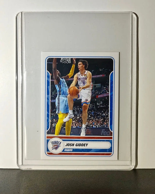 Josh Giddey 2023-24 Panini NBA #416 Sticker Oklahoma City Thunder - Basketball Card Single