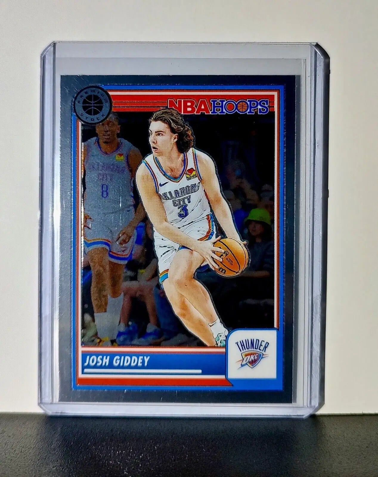 Josh Giddey 2023-24 Panini Premium Stock NBA Hoops #70 Card OC Thunder - Basketball Card Single