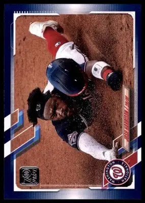 Josh Harrison 2021 Topps Royal Blue #290 Washington Nationals - Baseball Card Single