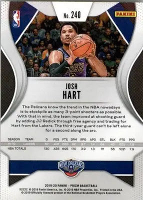 Josh Hart - 2019-20 Panini Prizm - #240 - Basketball - Basketball Card Single