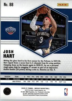 Josh Hart - 2020-21 Panini Mosaic - #88 - Basketball - Basketball Card Single