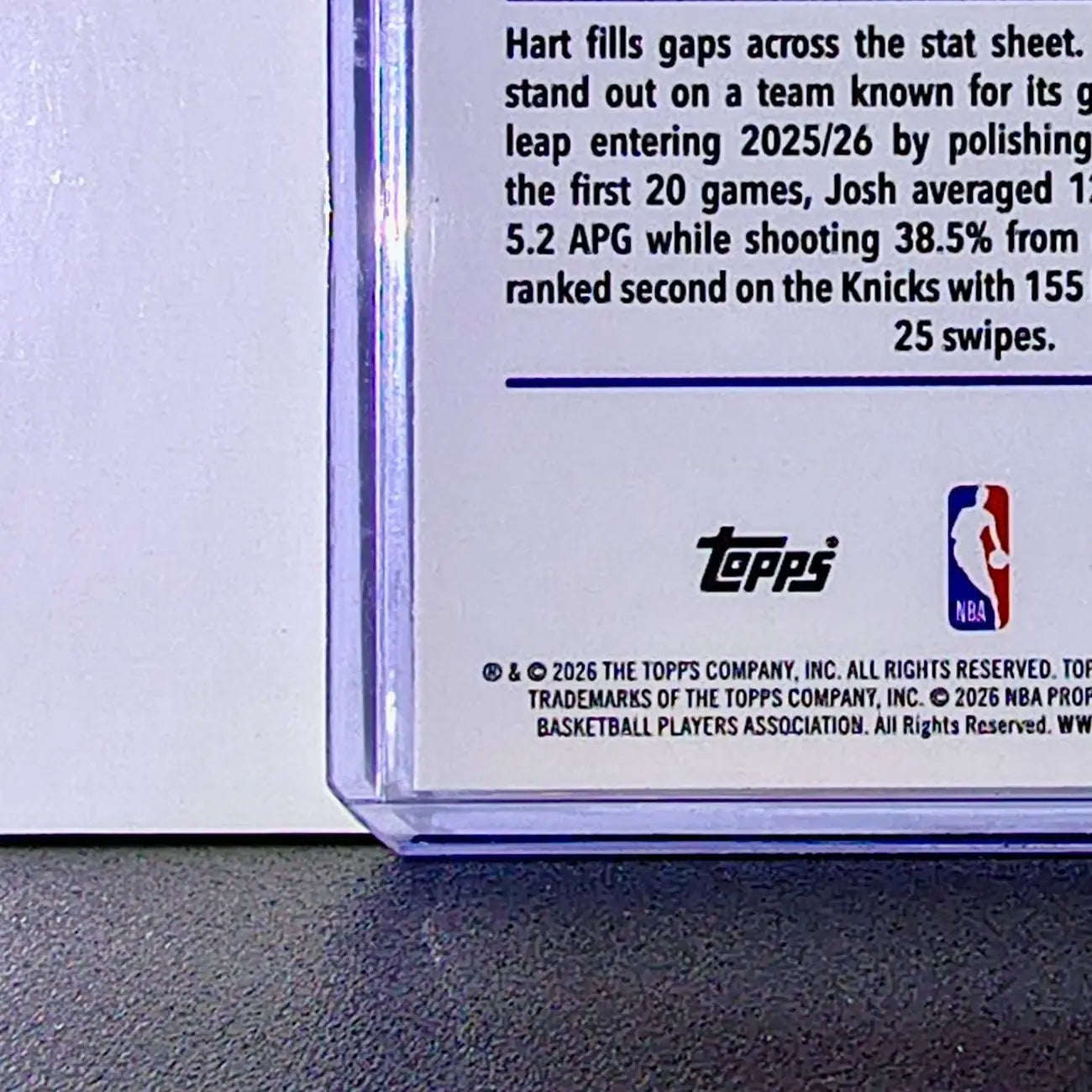 Josh Hart 2025-26 NBA Topps Chrome Update #72 Basketball Card New York Knicks - Basketball Card Single