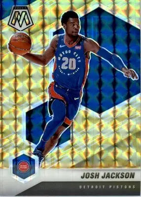 Josh Jackson - 2020-21 Panini Mosaic - #143 - Mosaic Reactive Yellow Basketball - Basketball Card Single