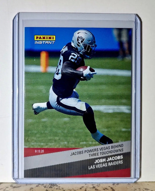 Josh Jacobs 2020 Panini NFL #18 Football Card Las Vegas Raiders 1 of 166 - Football Card Single