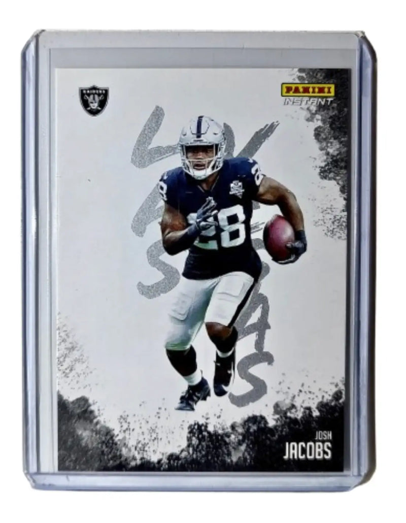 Josh Jacobs 2020 Panini NFL Instant My City #12 Football Card 1 of 1275