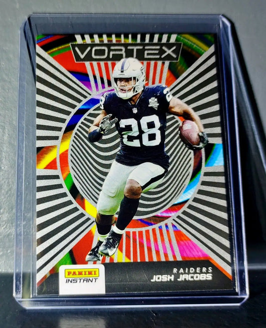 Josh Jacobs 2020 Panini NFL Instant Vortex #16 Football Card 1/935 - Football Card Single