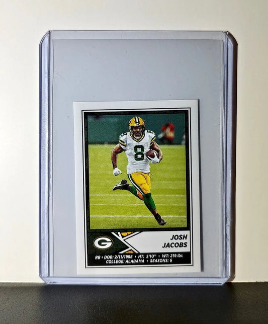 Josh Jacobs 2024 Panini NFL Sticker #397 Green Bay Packers - Football Card Single