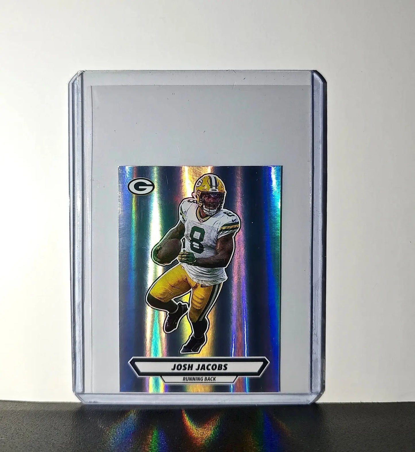 Josh Jacobs 2025 Panini NFL #395 Foil Sticker Green Bay Packers