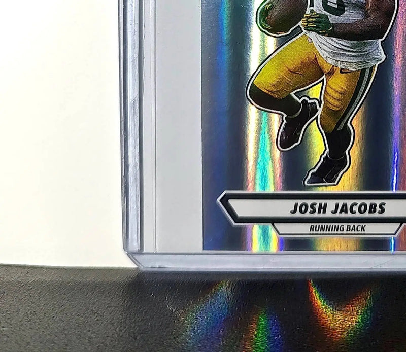 Josh Jacobs 2025 Panini NFL #395 Foil Sticker Green Bay Packers