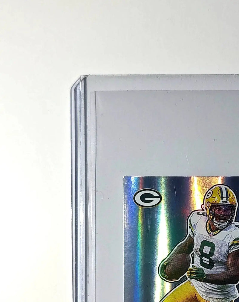 Josh Jacobs 2025 Panini NFL #395 Foil Sticker Green Bay Packers