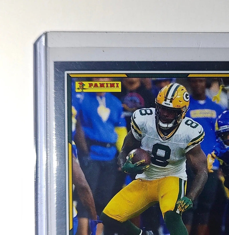 Josh Jacobs 2025 Panini NFL #66 Foil Sticker Card Green Bay Packers