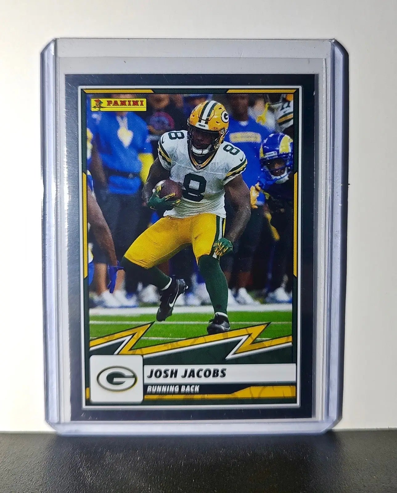 Josh Jacobs 2025 Panini NFL #66 Foil Sticker Card Green Bay Packers - Football Card Single