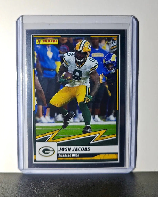 Josh Jacobs 2025 Panini NFL #66 Foil Sticker Card Green Bay Packers - Football Card Single