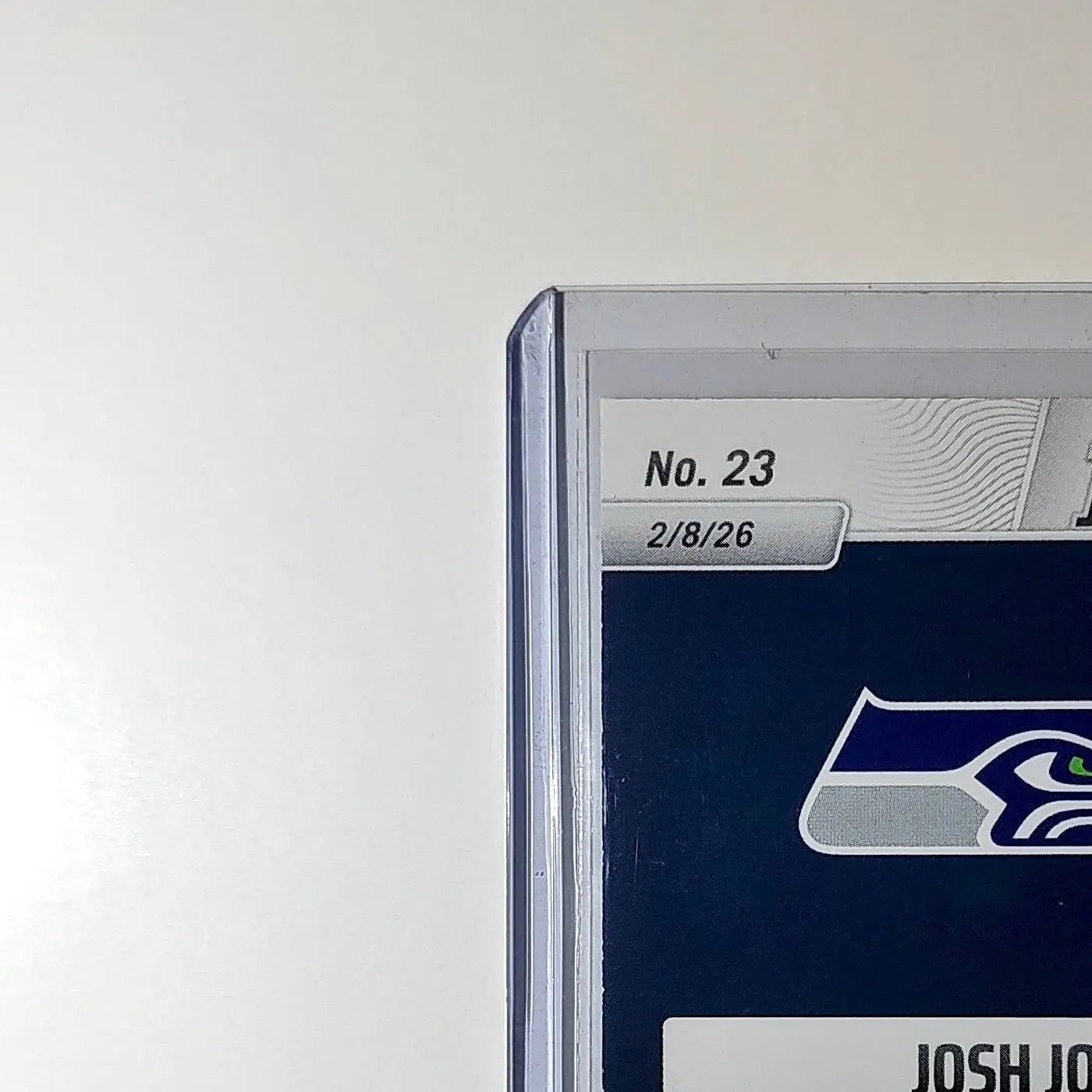 Josh Jobe 2026 Panini NFL Super Bowl LIX Champions #23 Card Seattle Seahawks - Football Card Single