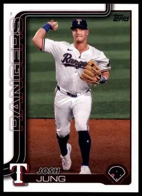 Josh Jung 2025 Topps #117 Texas Rangers - Baseball Card Single