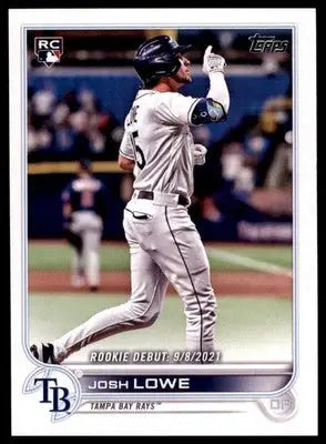 Josh Lowe 2022 Topps Update #US287 Tampa Bay Rays - Baseball Card Single