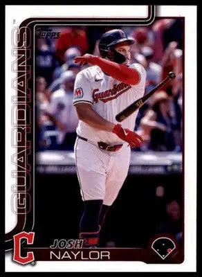 Josh Naylor 2025 Topps #322 Cleveland Guardians - Baseball Card Single