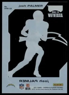 Josh Palmer 2021 Panini Chronicles Playoff Momentum Rookies #PMR-22 LA Chargers - Football Card Single
