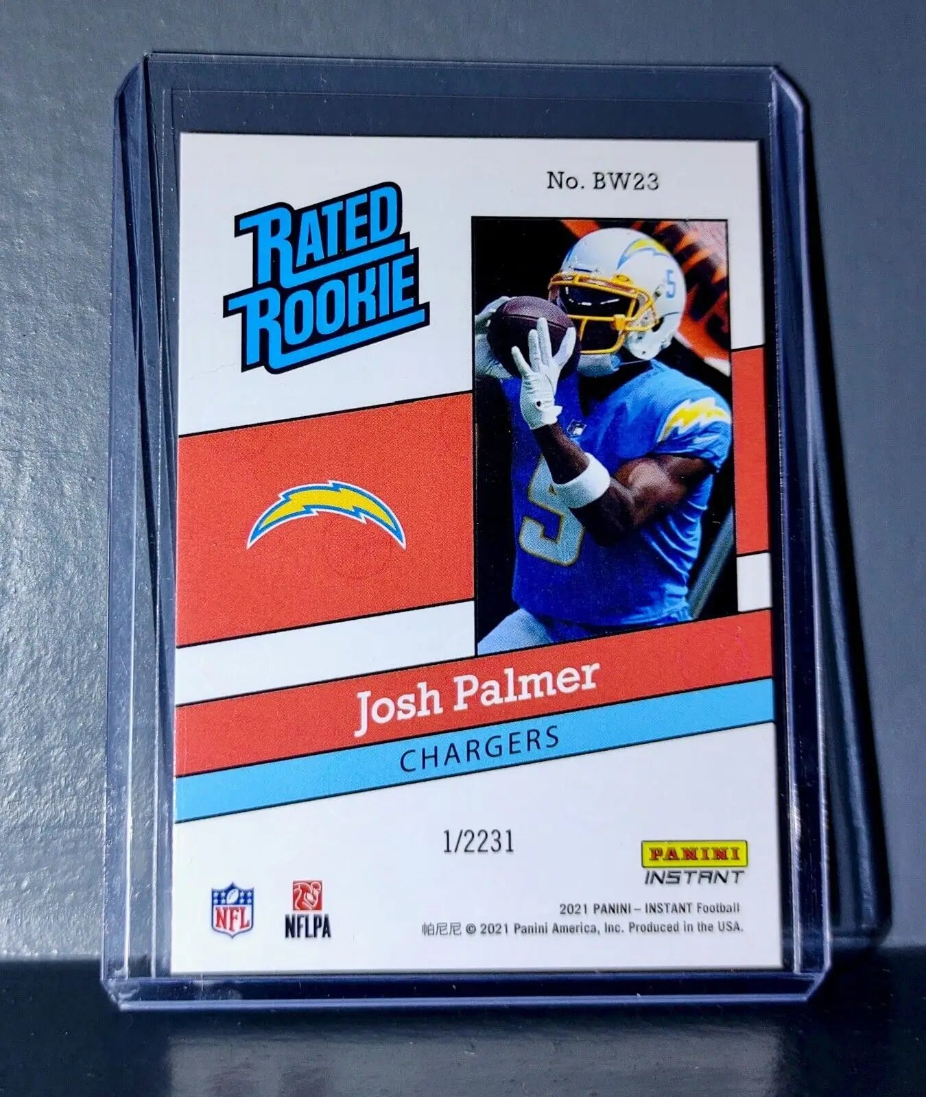 Josh Palmer 2021 Panini NFL Rated Rookie Retro #23 Rookie Card 1/2231 - Football Card Single