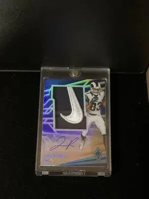 Josh Reynolds 2017 Patch Auto Phoenix Nike Swoosh #2/2 Rams Jets TAMU Aggies - Football Card Single