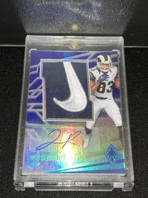 Josh Reynolds 2017 Patch Auto Phoenix Nike Swoosh #2/2 Rams Jets TAMU Aggies - Football Card Single