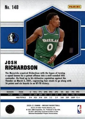 Josh Richardson - 2020-21 Panini Mosaic - #148 - Basketball - Basketball Card Single