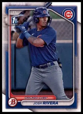 Josh Rivera 2024 Bowman Prospects #BP-115 Chicago Cubs - Baseball Card Single