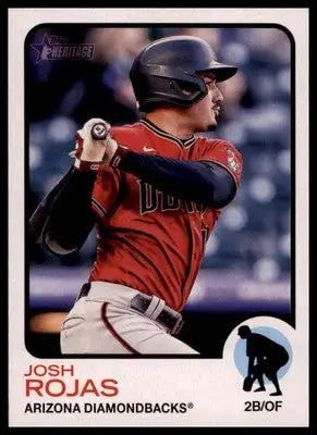 Josh Rojas 2022 Topps Heritage #37 Arizona Diamondbacks - Baseball Card Single
