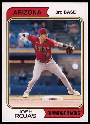 Josh Rojas 2023 Topps Heritage #280 Arizona Diamondbacks - Baseball Card Single
