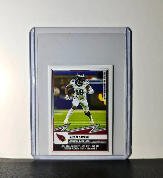 Josh Sweat 2025 Panini NFL #495 Sticker Arizona Cardinals