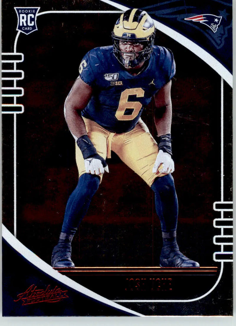 Josh Uche - 2020 Panini Absolute - #164 - Red Rookie Football - Football Card Single