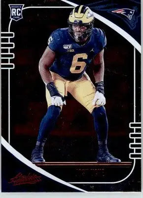 Josh Uche - 2020 Panini Absolute - #164 - Red Rookie Football - Football Card Single