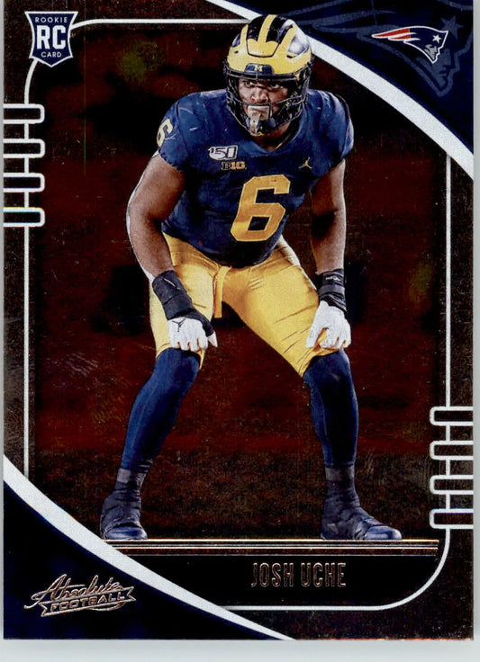 Josh Uche - 2020 Panini Absolute - #164 - Retail RC Football - Football Card Single