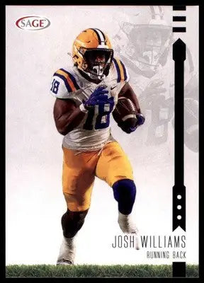 Josh Williams 2025 SAGE HIT #191 LSU Tigers - Football Card Single