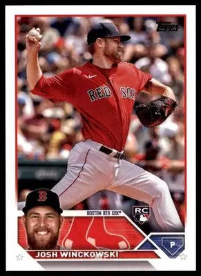 Josh Winckowski Rookie 2023 Topps #76 Boston Red Sox - Baseball Card Single