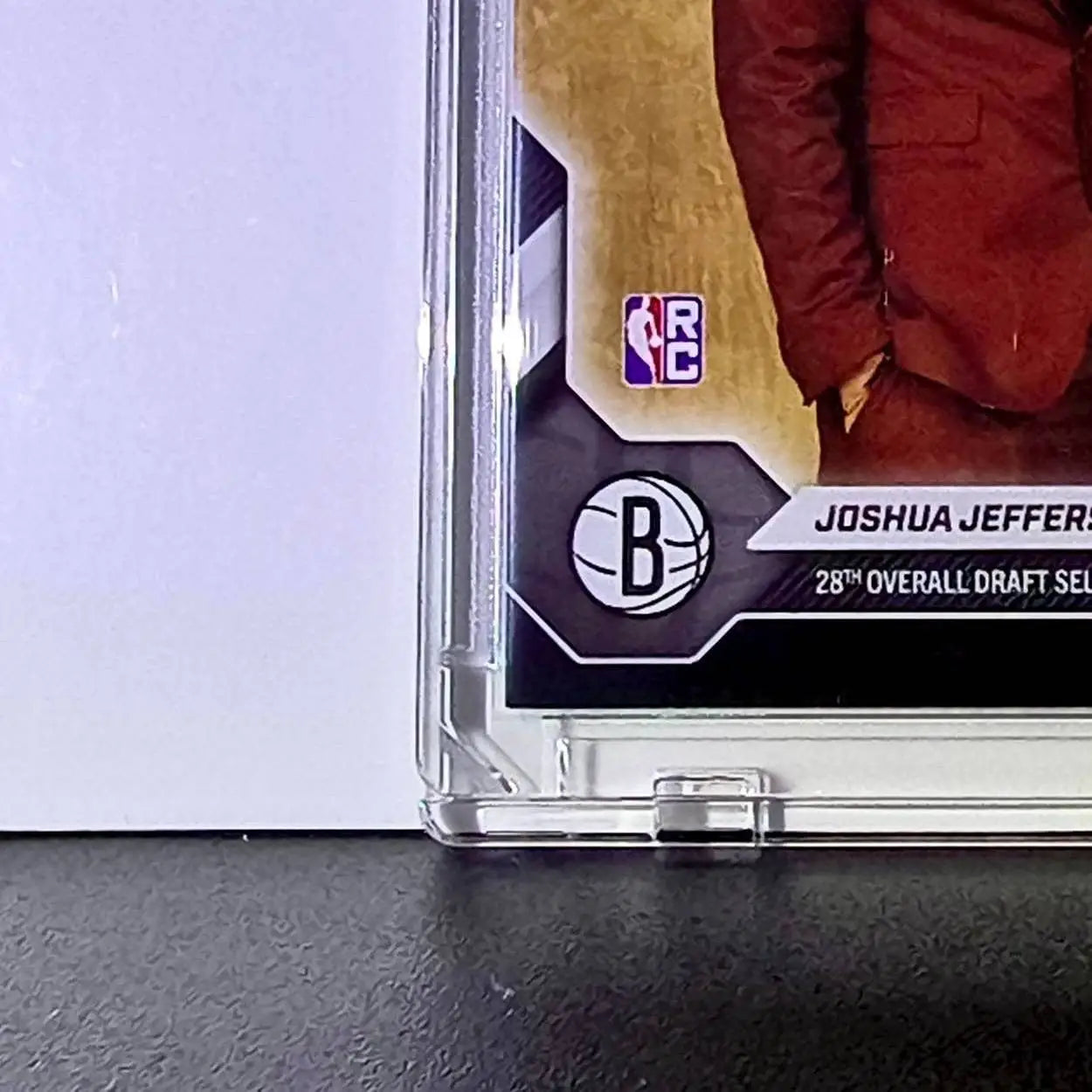 Joshua Jefferson Rookie 2026-27 Topps NBA Draft #JJEF Black Foil 07/10 Nets - Basketball Card Single