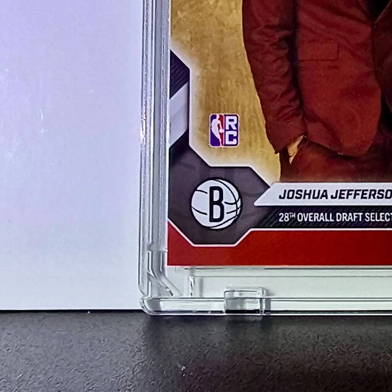 Joshua Jefferson Rookie 2026-27 Topps NBA Draft #JJEF Red Foil 2/5 Card Nets - Basketball Card Single