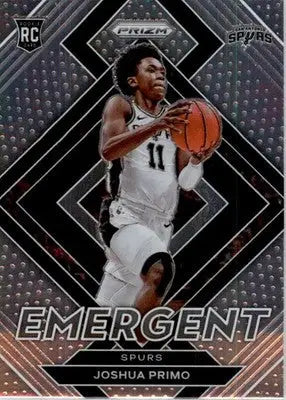 Joshua Primo - 2021-22 Panini Prizm - #17 - Emergent Basketball - Basketball Card Single