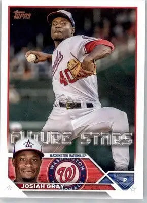 Josiah Gray - 2023 Topps - #149 - Baseball - Baseball Card Single