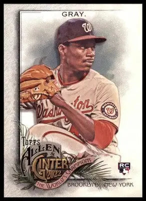 Josiah Gray Rookie 2022 Topps Allen & Ginter #179 Washington Nationals - Baseball Card Single