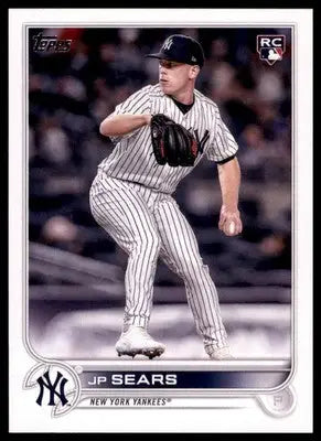 JP Sears Rookie 2022 Topps Update #US210 New York Yankees - Baseball Card Single