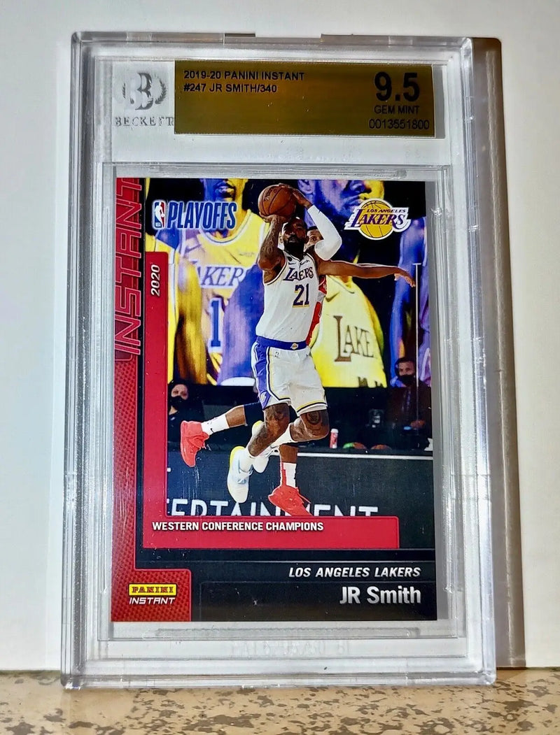 JR Smith 2019-20 Panini NBA #247 Card 1 of 340 BGS 9.5 Gem Mint LA Lakers - Basketball Card Single