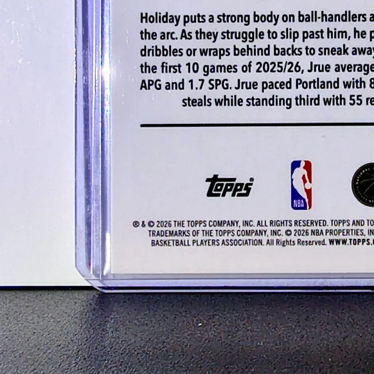 Jrue Holiday 2025-26 NBA Topps Chrome Update RayWave Refractor #64 Card - Basketball Card Single