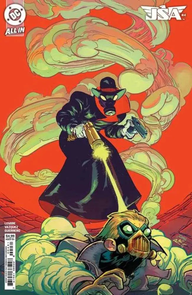 Comic book cover JSA #4 Cover C Riley Rossmo Card Stock Variant featuring Injustice Society