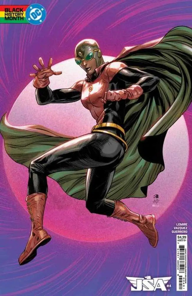 JSA #4 Cover D Ryan Benjamin Black History Month Card Stock Variant - Comic Book
