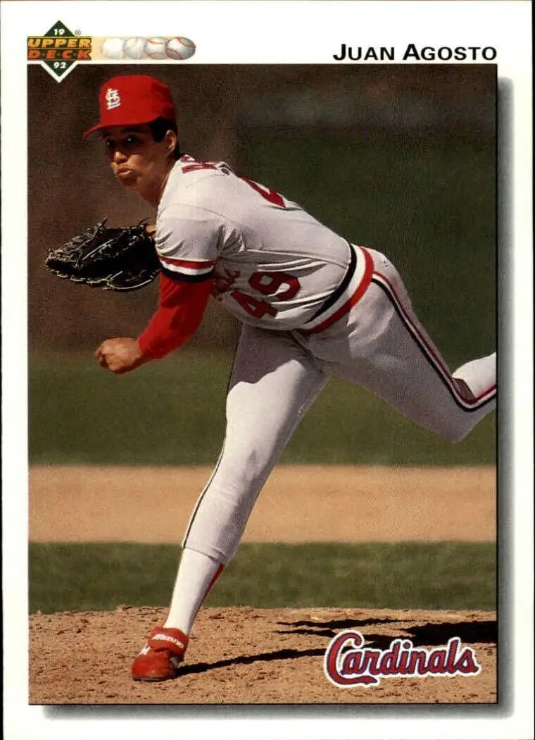 Juan Agosto 1992 Upper Deck MLB #693 Baseball Card St. Louis Cardinals
