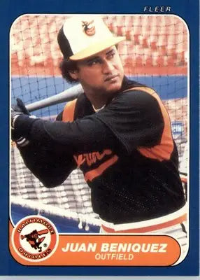 Juan Beniquez - 1986 Fleer Update - #U-13 - Baseball - Baseball Card Single