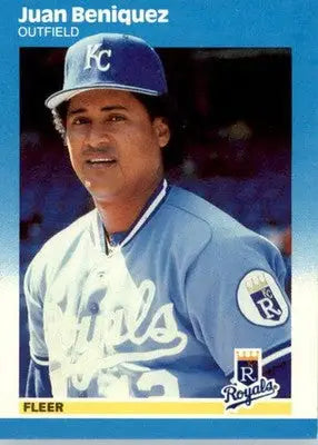 Juan Beniquez - 1987 Fleer Update - #U-3 - Baseball - Baseball Card Single